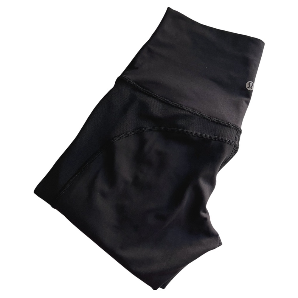 Lululemon Black Side Mesh Leggings Size 8 ⭐️